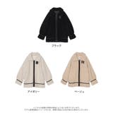あたたかみのあるボアジャケット スタンドカラーラグランボアジャケット ジャケット | Re:EDIT | 詳細画像10