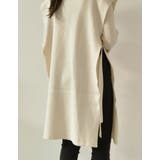 [2点セット]ランダムリブニット×プチハイネックニットベストアンサンブル | Re:EDIT | 詳細画像12 