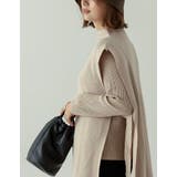 [2点セット]ランダムリブニット×プチハイネックニットベストアンサンブル | Re:EDIT | 詳細画像14 