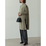 [2点セット]ランダムリブニット×プチハイネックニットベストアンサンブル | Re:EDIT | 詳細画像15 