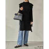 [2点セット]ランダムリブニット×プチハイネックニットベストアンサンブル | Re:EDIT | 詳細画像7 