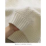 丸みをおびたシルエが魅力の鹿の子編みニット 鹿の子編みバルキーニットトップス ト… | Re:EDIT | 詳細画像28