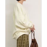 丸みのあるシルエットのサイドリブスウェット | Re:EDIT | 詳細画像11