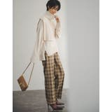 コーディネートの鮮度を上げる総柄スラックス チェック柄 千鳥格子柄 | Re:EDIT | 詳細画像8