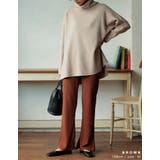 キックフレアリブニットリラックスパンツ パンツ パンツ | Re:EDIT | 詳細画像14