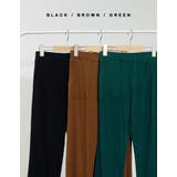 キックフレアリブニットリラックスパンツ パンツ パンツ | Re:EDIT | 詳細画像2