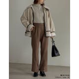 メルトンセンターベンツキックフレアパンツ パンツ パンツ | Re:EDIT | 詳細画像23