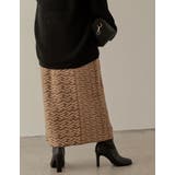 モードかつ洗練された雰囲気のニットスカート [低身長サイズ有]グラフィックジャガ… | Re:EDIT | 詳細画像11 