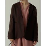 ダークブラウン(008) | 大人のきちんと感を叶えてくれるカラージャケット | Re:EDIT