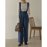 美シルエット×ストレスフリーなハイウエストパンツ [低身長 高身長サイズ有]2W… | Re:EDIT | 詳細画像5 