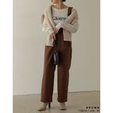 美シルエット×ストレスフリーなハイウエストパンツ [低身長 高身長サイズ有]2W… | Re:EDIT | 詳細画像9 