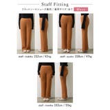 もっちり暖かな着心地が魅力 畦編みニットストレートパンツ パンツ | Re:EDIT | 詳細画像26