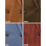 ビッグカラーで大人のこなれ感 カットメルトンダブルミドルコート ジャケット | Re:EDIT | 詳細画像19