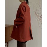 ビッグカラーで大人のこなれ感 カットメルトンダブルミドルコート ジャケット | Re:EDIT | 詳細画像12