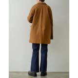 ビッグカラーで大人のこなれ感 カットメルトンダブルミドルコート ジャケット | Re:EDIT | 詳細画像15