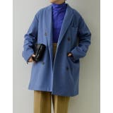 ビッグカラーで大人のこなれ感 カットメルトンダブルミドルコート ジャケット | Re:EDIT | 詳細画像6