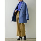 ビッグカラーで大人のこなれ感 カットメルトンダブルミドルコート ジャケット | Re:EDIT | 詳細画像21