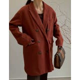 ビッグカラーで大人のこなれ感 カットメルトンダブルミドルコート ジャケット | Re:EDIT | 詳細画像24