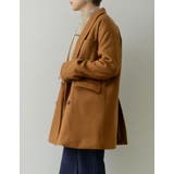 ビッグカラーで大人のこなれ感 カットメルトンダブルミドルコート ジャケット | Re:EDIT | 詳細画像25