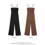 洗練された雰囲気漂う美シルエットサロペ 微起毛ツイルベアサロペット オールインワン | Re:EDIT | 詳細画像11