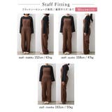 洗練された雰囲気漂う美シルエットサロペ 微起毛ツイルベアサロペット オールインワン | Re:EDIT | 詳細画像17