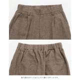 きれい見えするテーパードパンツ ヘリンボーンテーパードパンツ パンツ | Re:EDIT | 詳細画像29