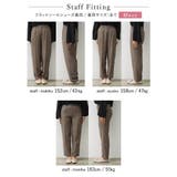 きれい見えするテーパードパンツ ヘリンボーンテーパードパンツ パンツ | Re:EDIT | 詳細画像32