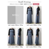 デザインにこだわった綺麗見えベアトップワンピ 起毛ツイルラップワンピース | Re:EDIT | 詳細画像31