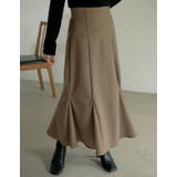 ベージュ(004) | [低身長サイズ有]起毛ツイルマーメイドスカート スカート/スカート | Re:EDIT