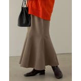 すっきり着用できるあったか肉厚マーメイドスカート [低身長 高身長サイズ有]軽く… | Re:EDIT | 詳細画像5 