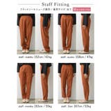 すっきり綺麗見えするテーパードパンツ ピーチ起毛テーパードイージーパンツ パンツ | Re:EDIT | 詳細画像28