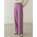 [低身長サイズ有][保湿]リサイクル裏微起毛センタープレスストレートパンツ | Re:EDIT | 詳細画像11 