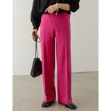 [低身長サイズ有][保湿]リサイクル裏微起毛センタープレスストレートパンツ | Re:EDIT | 詳細画像22 