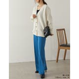 [低身長サイズ有][保湿]リサイクル裏微起毛センタープレスストレートパンツ | Re:EDIT | 詳細画像23 