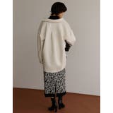 ヴィンテージライクな雰囲気を演出 アラベスク柄ニットタイトスカート スカート | Re:EDIT | 詳細画像6