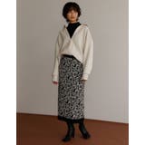 ヴィンテージライクな雰囲気を演出 アラベスク柄ニットタイトスカート スカート | Re:EDIT | 詳細画像7