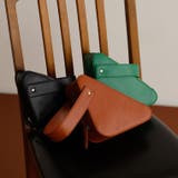 トライアングルデザインでコーデをクラスアップ トライアングル2WAYバッグ バッグ | Re:EDIT | 詳細画像1