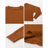 レイヤードスタイルがサマになるカラーニット ショート丈起毛ニットプルオーバー | Re:EDIT | 詳細画像20 