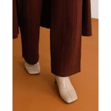 シンプルかつ綺麗なシルエットが魅力 起毛ランダムリブニットパンツ パンツ | Re:EDIT | 詳細画像12