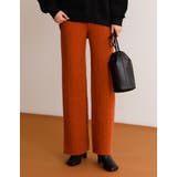 シンプルかつ綺麗なシルエットが魅力 起毛ランダムリブニットパンツ パンツ | Re:EDIT | 詳細画像5