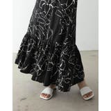 歩くたびに優雅に揺れるシルエット 線花柄マーメイドスカート スカート | Re:EDIT | 詳細画像6