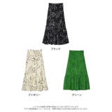 歩くたびに優雅に揺れるシルエット 線花柄マーメイドスカート スカート | Re:EDIT | 詳細画像18