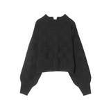 ブラック(001) | シンプルながらも1枚でトレンドライクな着こなしに | Re:EDIT