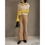 オンオフ使える綺麗見えカラーパンツ [低身長 高身長サイズ有]微起毛ツイルバック… | Re:EDIT | 詳細画像28 