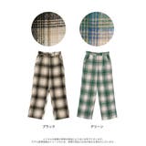 ふんわり柔らかな履き心地を叶えるチェック柄パンツ | Re:EDIT | 詳細画像13