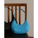 ブルー(013) | 上品さのある小ぶりなハンドバッグ フェイクレザーカラーハンドバッグ バッグ | Re:EDIT