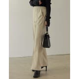 ゆとりのあるセミフレアシルエットが美脚メイク | Re:EDIT | 詳細画像14