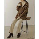 ゆとりのあるセミフレアシルエットが美脚メイク | Re:EDIT | 詳細画像15