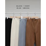 ゆとりのあるセミフレアシルエットが美脚メイク | Re:EDIT | 詳細画像2