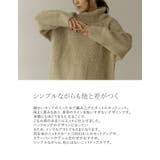 シンプルながらも他と差がつく ミックスネップタートルネックニットトップス トップ… | Re:EDIT | 詳細画像6